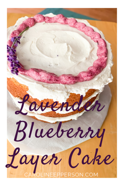 Lavender Blueberry Layer Cake Recipe